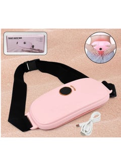 DANIM Rechargeable Smart Warm Palace Belt With Heating and vibrating Relieve Period Cramp Pain Menstrual Waist Belt for Cramp Period Care  - Image 1