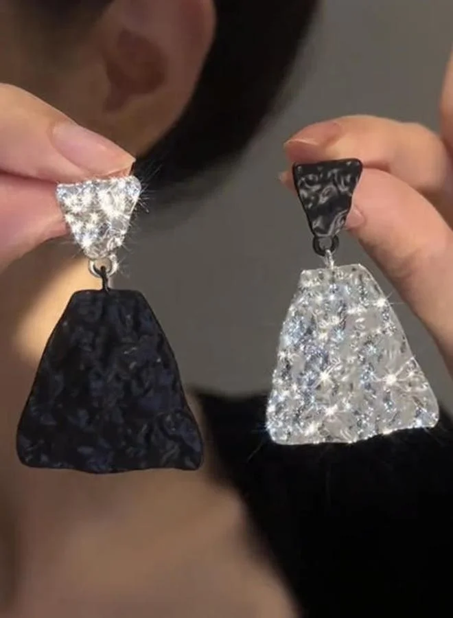 Take Two  Hammered Drop Earrings for Women | Best Price UAE
