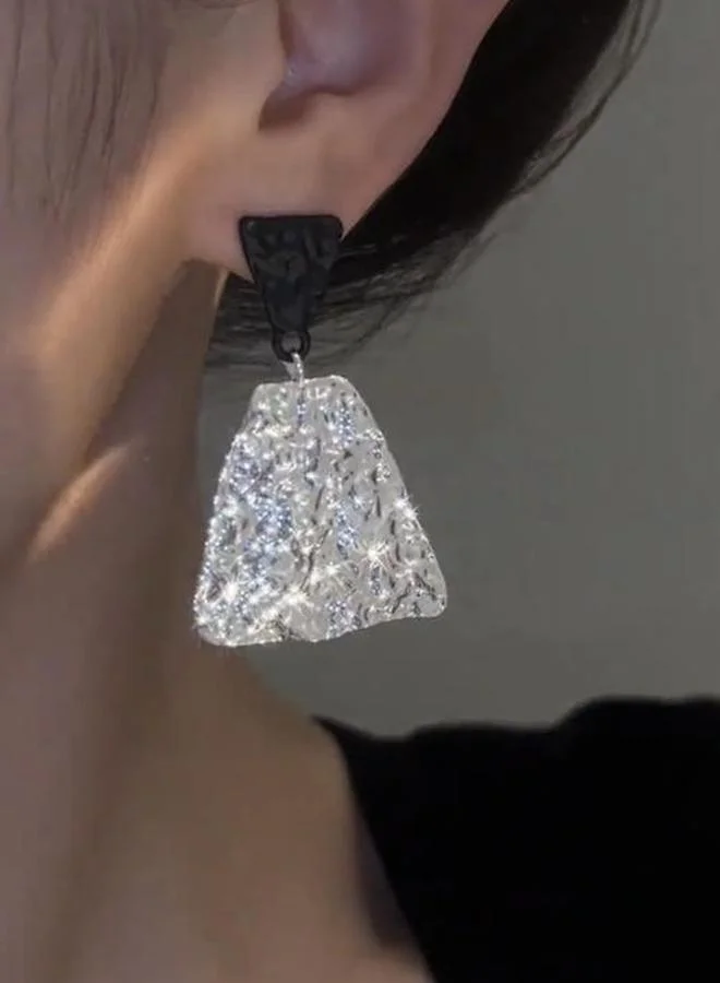 Hammered Drop Earrings