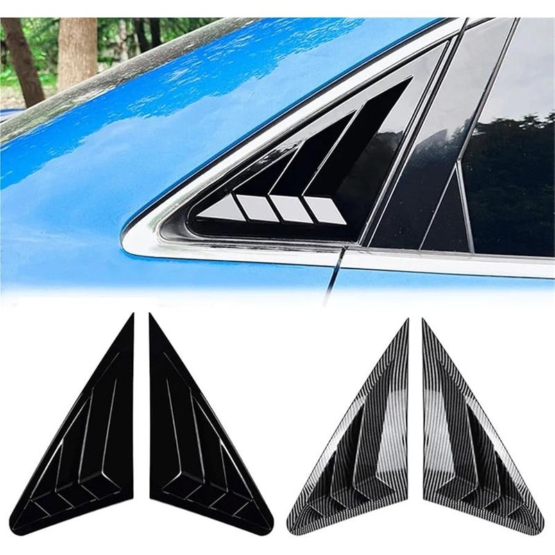 Carbon Fibre Rear Window Louver Cover Compatible With A3 S3 8V Sedan 2014 2020 - Image 1