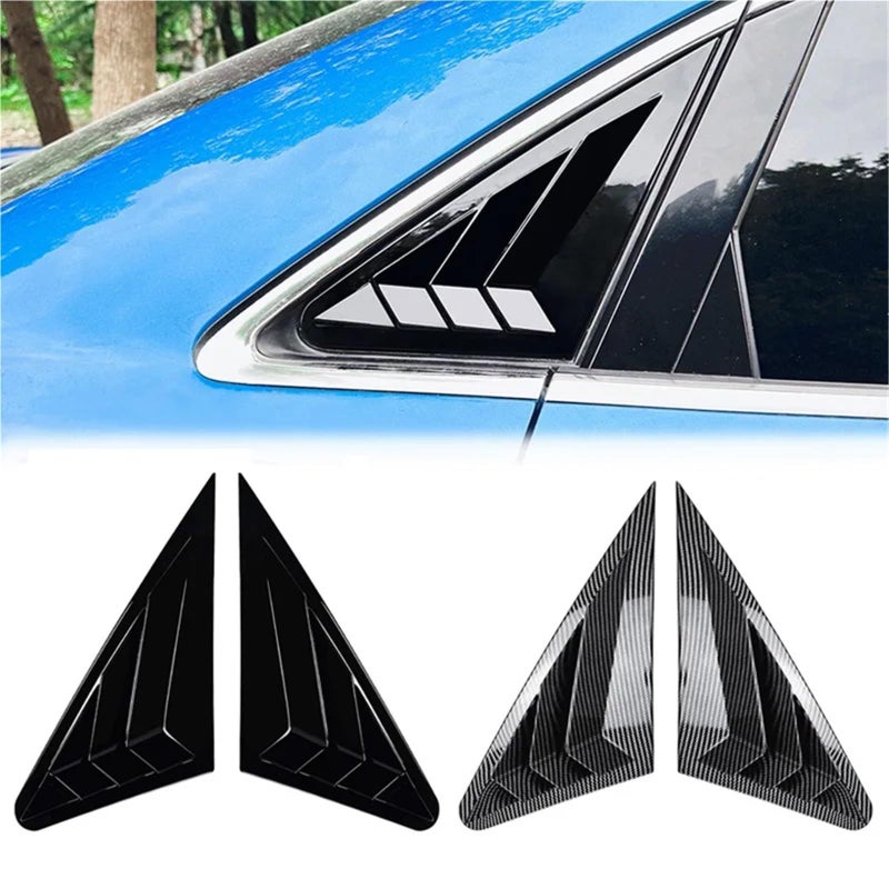 Carbon Fibre Rear Window Louver Cover Compatible With A3 S3 8V Sedan 2014 2020 - Image 2