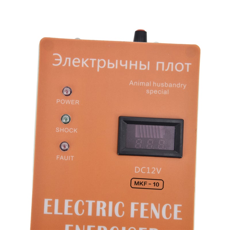 10KM Electric Fence High Voltage Pulse Controller Animal Electric Fence Host for Livestock Breeding 100‑240VUS Plug - Image 5