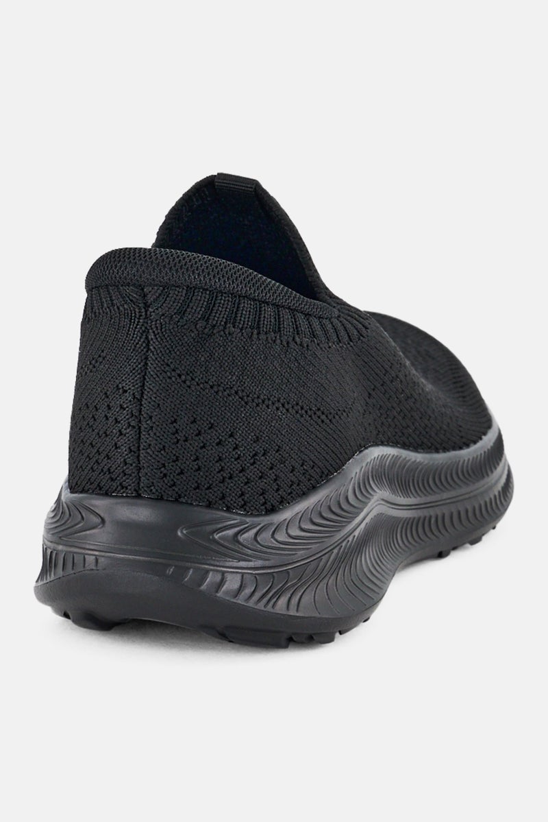 RBX Women Slip On Running Shoes, Black - Image 3
