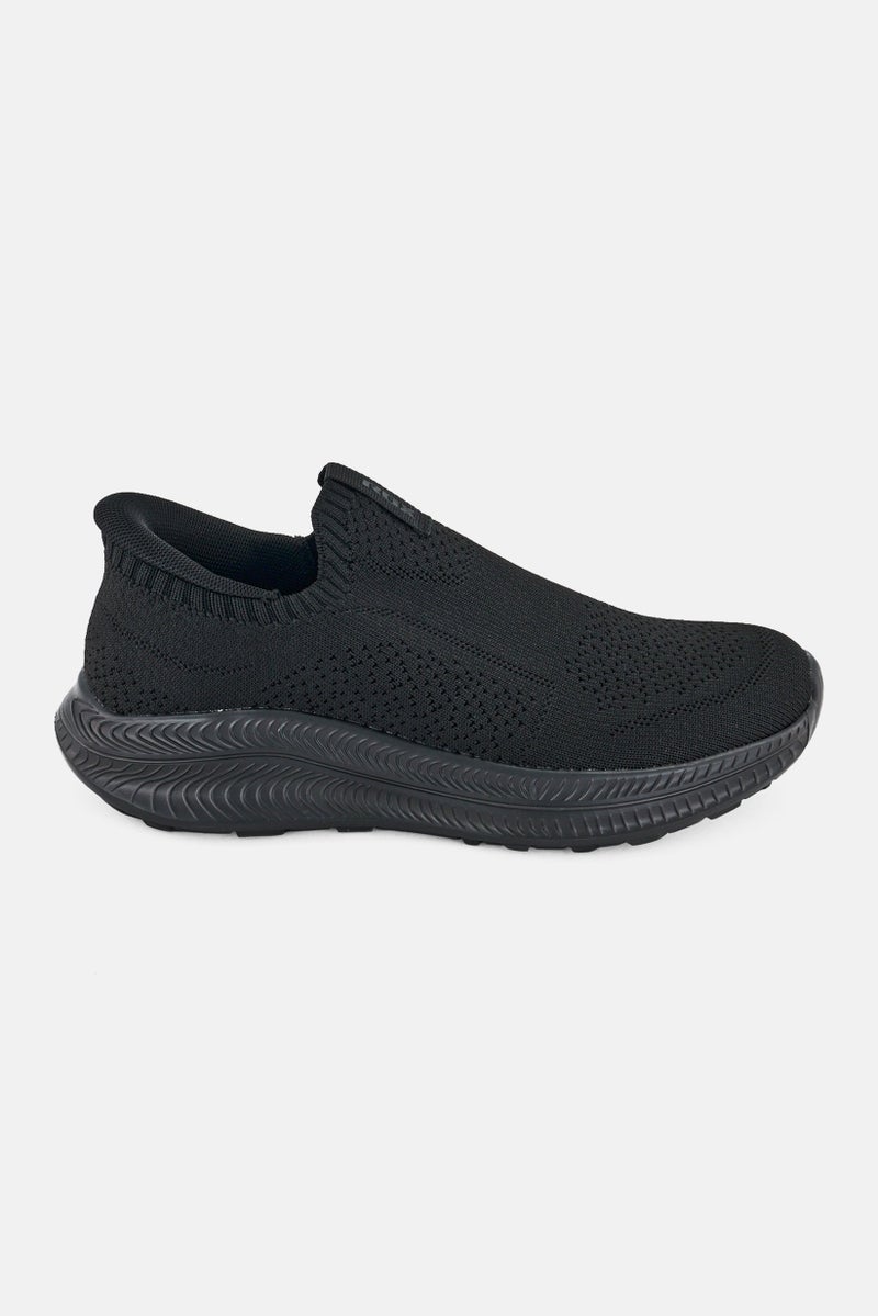 RBX Women Slip On Running Shoes, Black - Image 4