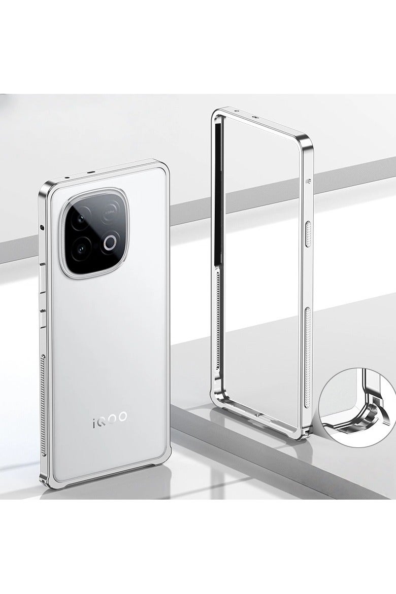 عام غطاء واقي مناسب لهاتف vivo iQOO Neo10R - هيكل معدني لتبديد الحرارة بتصميم Seahorse، مع غلاف معدلي يشبه الهاتف العاري، يوفر حماية كاملة من السقوط.