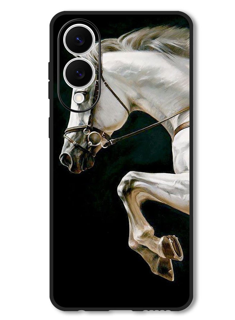 Theodor Case Compatible with Samsung Galaxy S25 Edge 6.7 Inch Protection Shockproof Bumper Cover Horse Running - Image 1