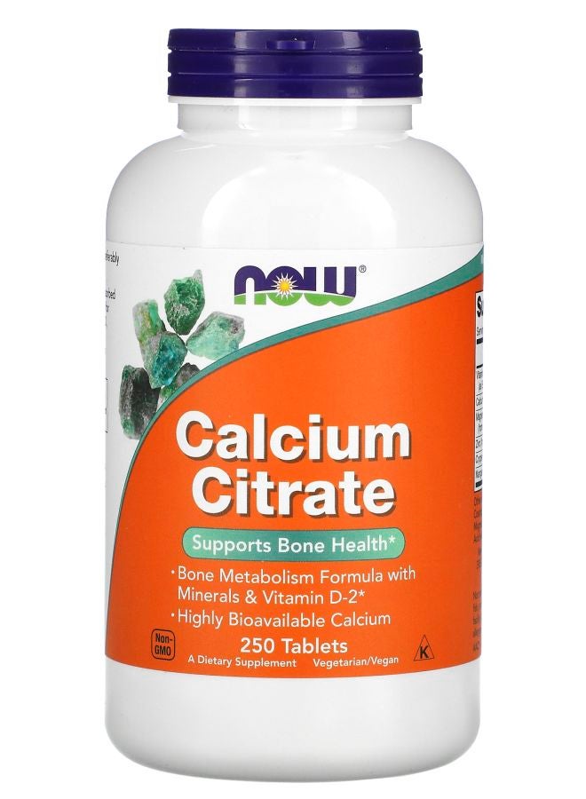 now Calcium Citrate 250 Tablets