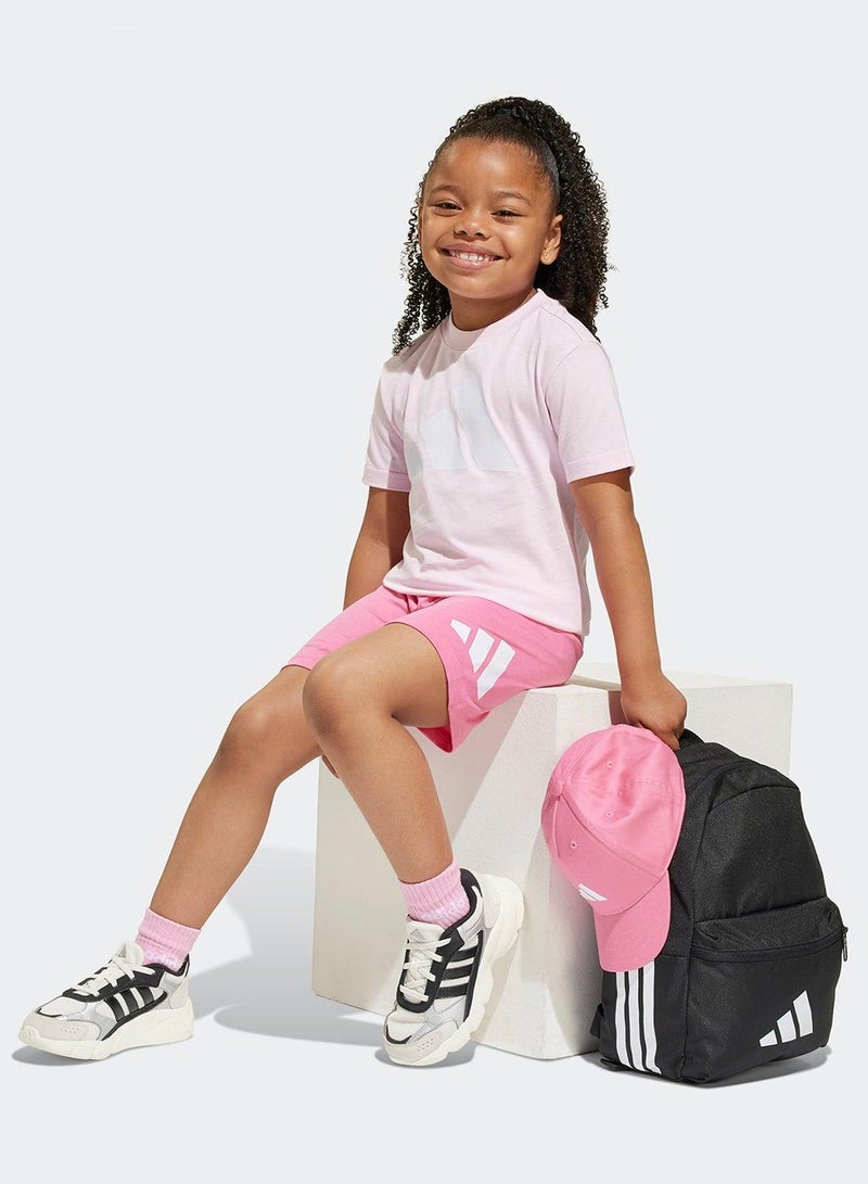 adidas طقم رياضي وردي للأطفال - Image 5