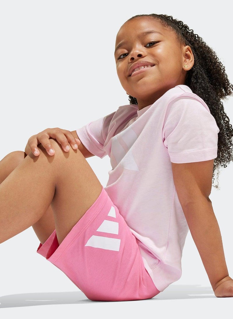 adidas طقم رياضي وردي للأطفال - Image 4