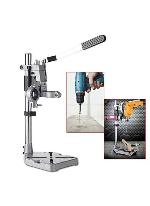 GALAXE Galaxe Drill Press Stand Universal Bench Clamp Desktop Drill Holder Workbench Repair Tool with Single Hole Aluminum Heavyduty Base  - Image 1