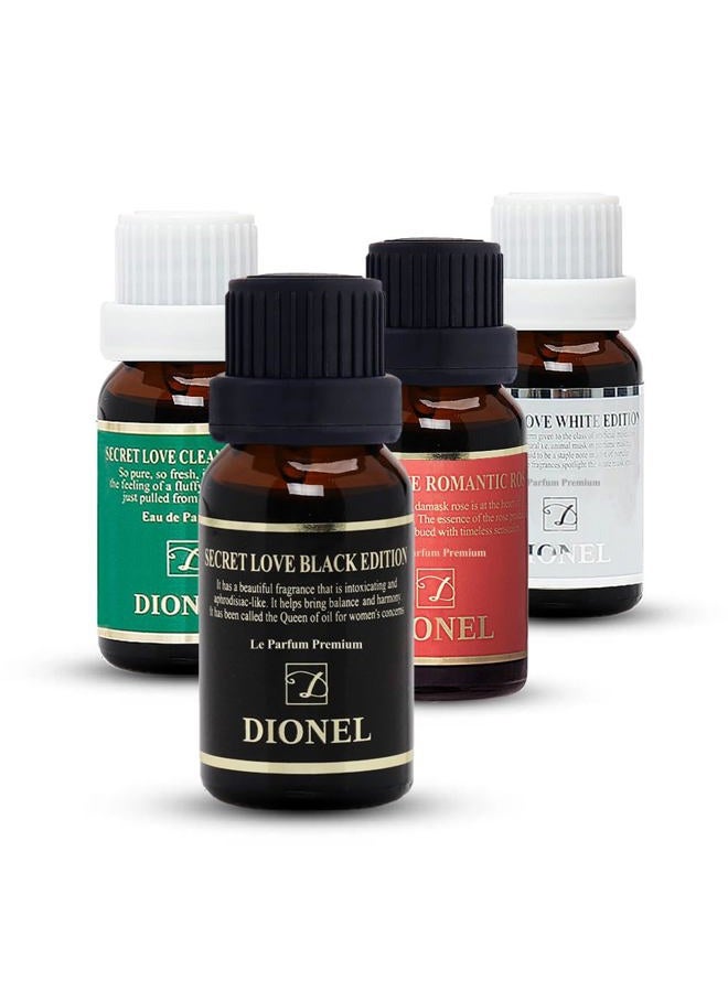 D DIONEL Dionel Secret Love Black Edition inner perfume fragrance oil for underwear women Long-lasting feminine Romantic Floral Scent 15ml 0.51fl.oz - Image 4