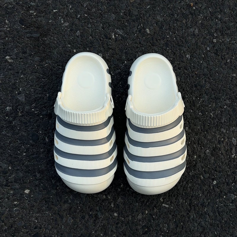 Men's Summer Clogs - Breathable, Anti-Slip, Thick-Soled Outdoor Slippers