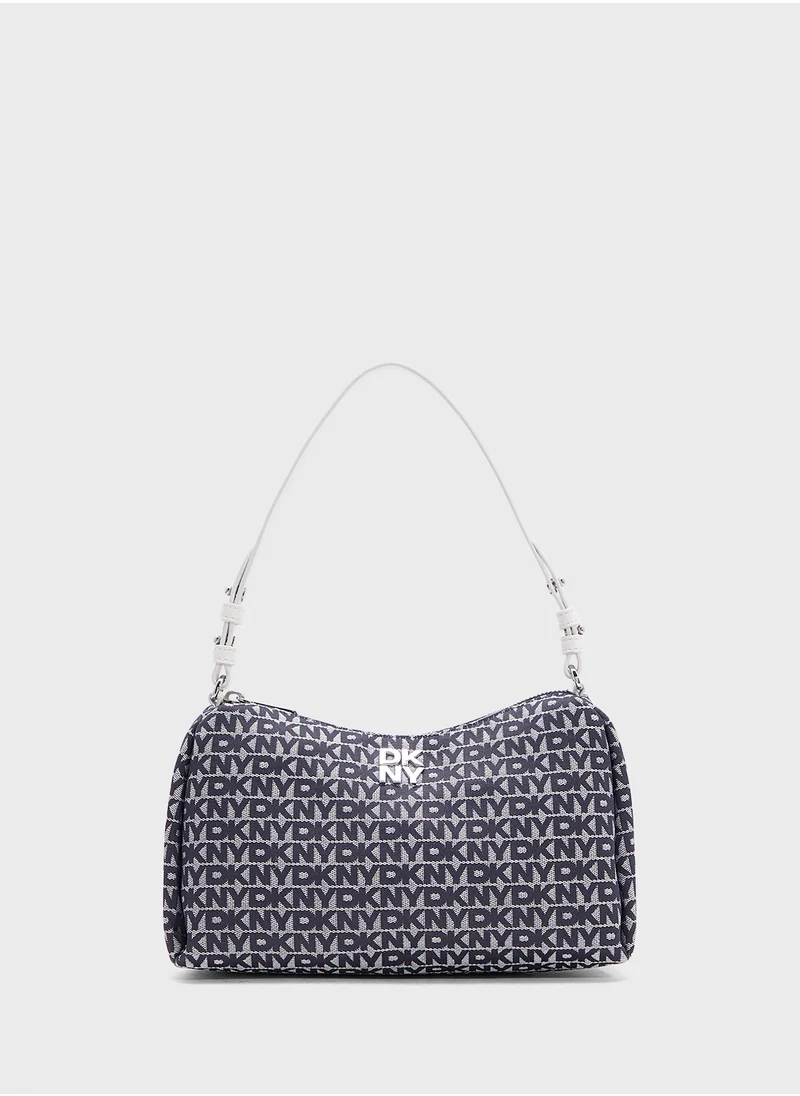 DKNY Remy Logo Chain Detailed Satchel