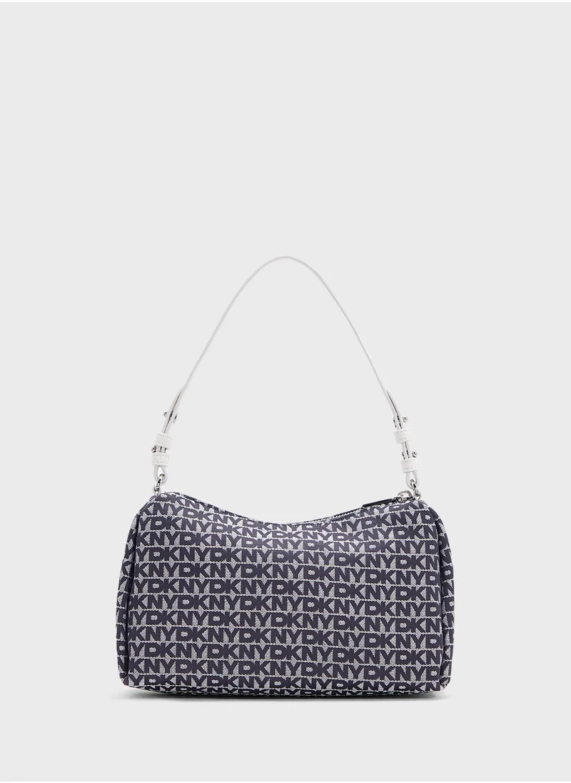 DKNY Remy Logo Chain Detailed Satchel