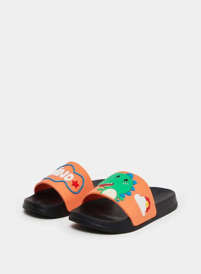 تايك تو Take Two Orange Graphic Print Slides