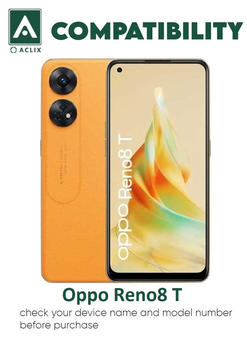 ACLIX 4 Pieces Antistatic ESD Dustproof Premium Quality High Definition Tempered Glass Screen Protector Designed For Oppo Reno8 T - Image 3