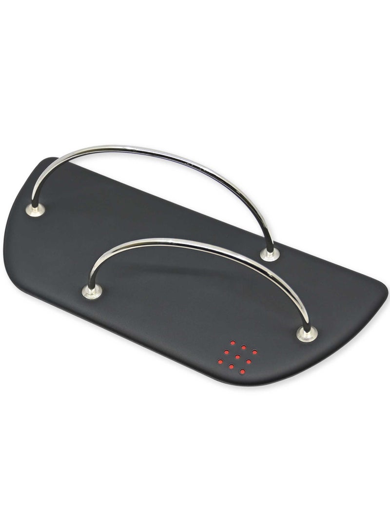 FIS 4 Pieces Desk Sets (Desk Blotter, Envelope Holder, Pen Holder, Letter Opener) Colour Black - UADS1831PO14 - Image 4