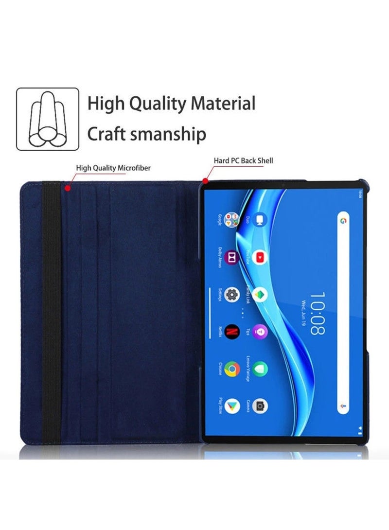 For Xiaomi Mi Pad 6 /Pad 6 Pro Case,360 Degree Rotating Multi Angle Viewing Folio Stand Cases with Auto Sleep/Wake for Xiaomi Mi Pad 6 /Pad 6 Pro,Blue - Image 3