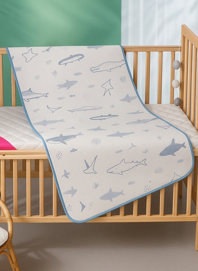 120x60cm Baby Waterproof Bed Pad Bed Wetting Pads Washable for Kids Toddler Potty Training Pads Baby Wateproof Pad Mat for Pack n Play/Crib/Mini Crib Reusable Incontinence Underpads for Kids/Adult/Pets - Image 1