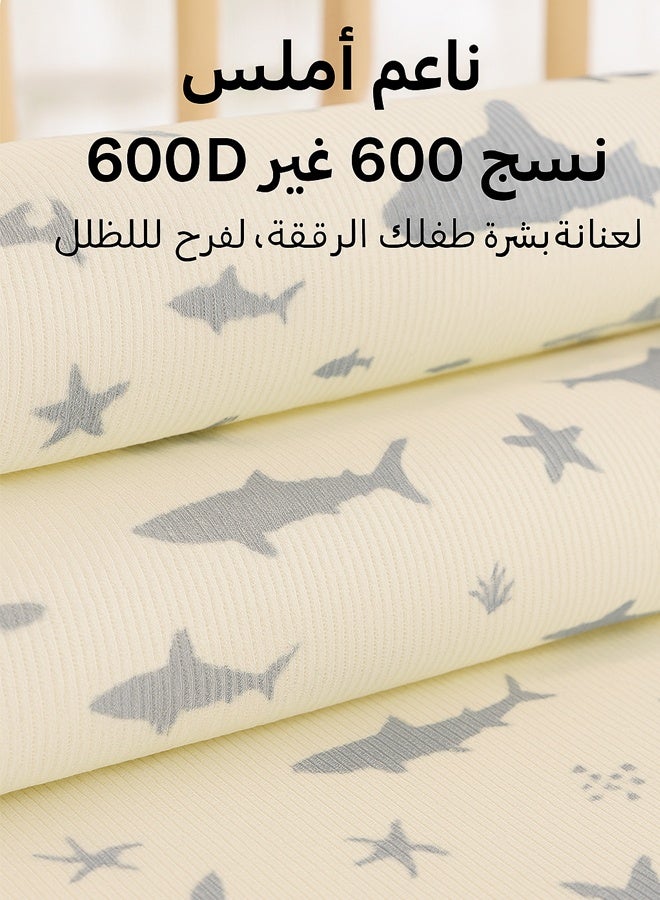 120x60cm Baby Waterproof Bed Pad Bed Wetting Pads Washable for Kids Toddler Potty Training Pads Baby Wateproof Pad Mat for Pack n Play/Crib/Mini Crib Reusable Incontinence Underpads for Kids/Adult/Pets - Image 5