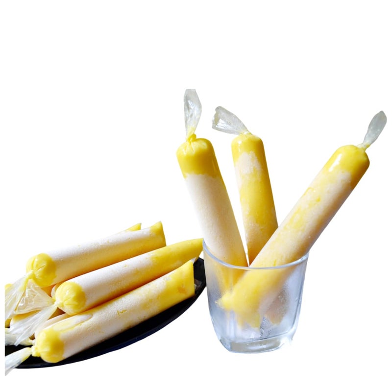 FAQQI Ice Candy Plastic Bags Philippines, 2x12 Bolsas Para Helado Bolis/Ice Candy Wrappers/Ice Moldes Para Paletas De Helado, Plastic Disposable Ice Popsicle Bags and Icecream Maker (Pack of 50) - Image 1