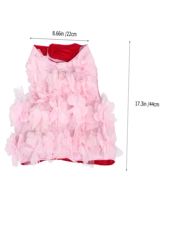 VICASKY Adjustable Breathable Flower Dog Harness with Back Chest Strap Lightweight Pet Traction Rope for Small to Medium Dogs Soft Sling Design Keeps Pets Cool and Comfortable Random Color - Image 2