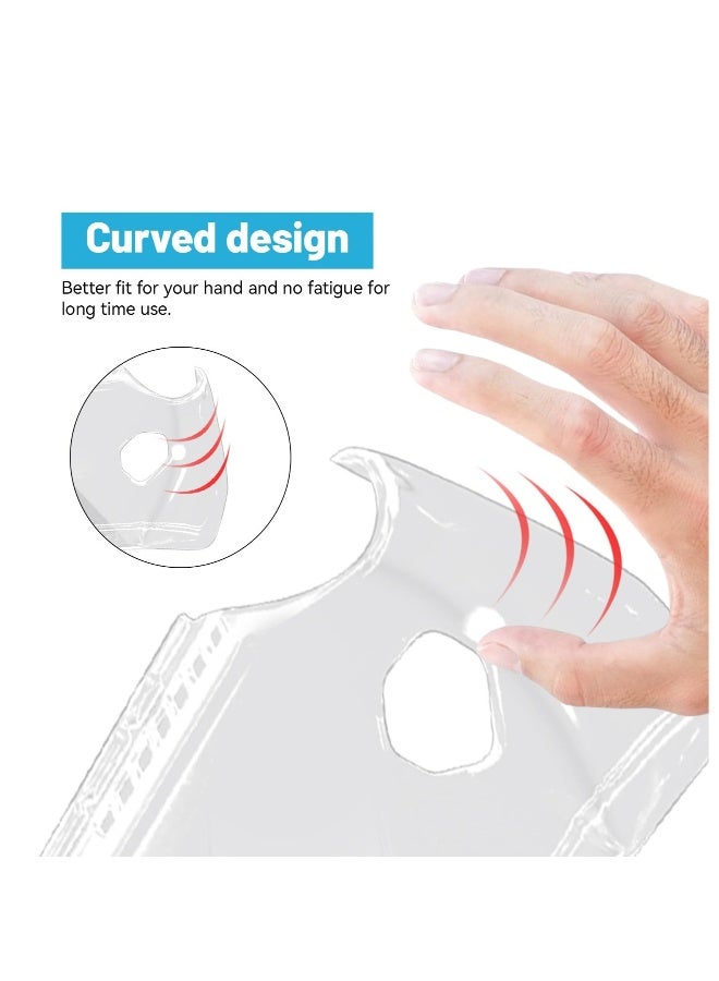 Transparent Protective Case for ASUS Rog Ally Handheld with Tempered Glass Screen Protector and Accessories - Image 5