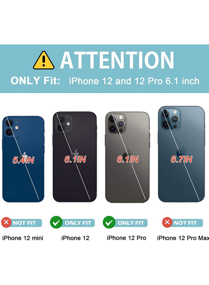 Procases [2 Pack] ProCase iPhone 12 Pro/iPhone 12 (6.1 inch 2020) Privacy Screen Protector, Anti-Spying Dark Tempered Glass Screen Film Guard, iPhone 12 Pro 5G Screen Protector - Image 2