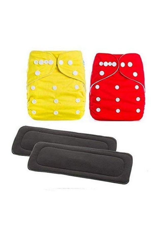 DOMENICO Kids Diaper Reusable Diaper Baby Washable Diaper Cloth Diaper Nappies With Wetfree Inserts For Babies (5 Layer Insert Pad For Cloth Diapers)  - Image 1
