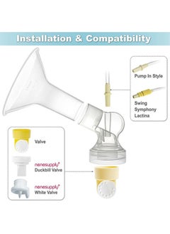 Carpe Nenesupply Connectors Compatible with Medela Flanges. Not Original Medela Personalfit Connector. Work with Pump in Style Symphony Harmony Swing Breastpumps, and Nenesupply Flanges.  - Image 4
