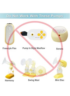 Carpe Nenesupply Connectors Compatible with Medela Flanges. Not Original Medela Personalfit Connector. Work with Pump in Style Symphony Harmony Swing Breastpumps, and Nenesupply Flanges.  - Image 3