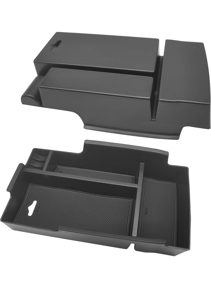 Center Console Organizer Compatible with Toyota Camry 2012-2017, XV50 Interior Accessories, Armrest Insert Storage Box Coin Container with Non-Slip Mat - Image 2