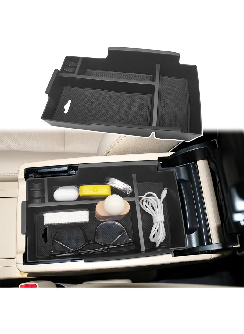 Center Console Organizer Compatible with Toyota Camry 2012-2017, XV50 Interior Accessories, Armrest Insert Storage Box Coin Container with Non-Slip Mat - Image 1