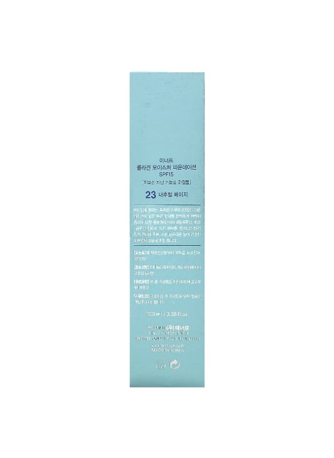 ENOUGH - Enough, Collagen, Moisture Foundation, SPF 15, #23, 3.38 fl oz (100 ml) - Image 1