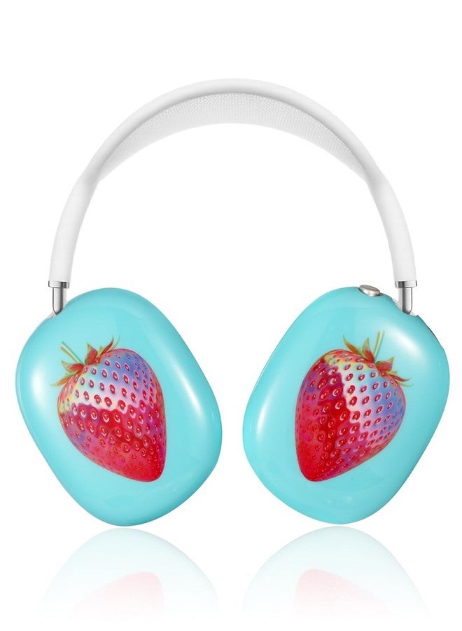 أغطية حماية Joyleop لسماعات AirPods Max - أغطية أذن متينة وأنيقة لسماعات AirPods Max، حافظة سماعات رأس لطيفة بتصميم فريد، ملحقات أساسية رائعة لسماعات الرأس، لون فراولة معدني - Image 1