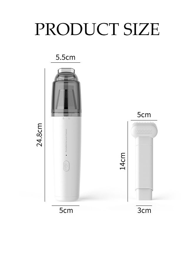DUNISO Handheld Vacuum Cordless 13000Pa Portable Powerful Car Vacuum Cleaner 3 in 1 USB Rechargeable Lightweight Vacuum Blower Dust Buster for Car， Home， Kitchen， Office， Pet Hair Cleaning - Image 4