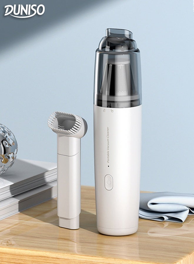 DUNISO Handheld Vacuum Cordless 13000Pa Portable Powerful Car Vacuum Cleaner 3 in 1 USB Rechargeable Lightweight Vacuum Blower Dust Buster for Car， Home， Kitchen， Office， Pet Hair Cleaning - Image 1