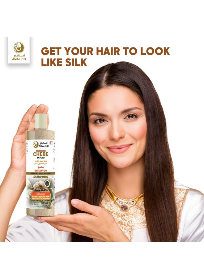 Amalico Shampoo Chebe Tchad For Natural Hair Growth 500ml - Image 2