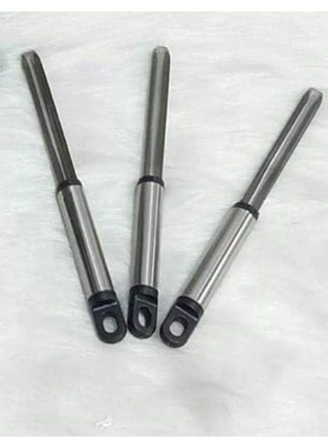 مقوار وأداة إزالة نوى الفواكه من الستانلس ستيل، فضي وأسود،  3 قطع - Image 1