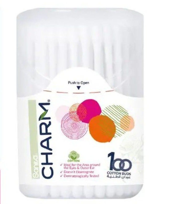 أعواد قطنية للأطفال 100 قطعه