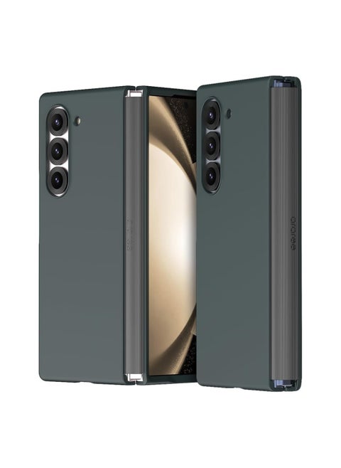 araree Aero Flex Samsung Galaxy Z Fold 6 Case with Hinge Protection, Protective Slim Cover Protective Body (PC) with Hinge Protector (TPU), Compatible with Samsung Galaxy Z Fold 6 5G - Green