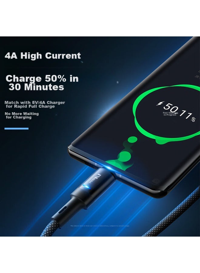 CAN Fit Android Data Cable Charging Cable, Suitable For Huawei, Xiaomi, Oppo, Redmi, Honor, Fast Charging, Old L-shaped Interface, Universal Micro Charger, Desk Lamp, Earphones, 1.5 Meters, Black - Image 4