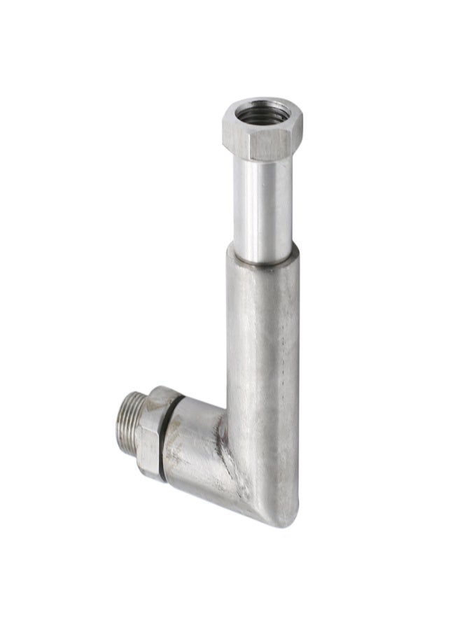 Zinc Coated Steel Oxygen Sensor Angled Extender Spacer 90 Degree Oxygen Sensor Spacer 02 Bung Extension M18 X 1.5 - Image 5