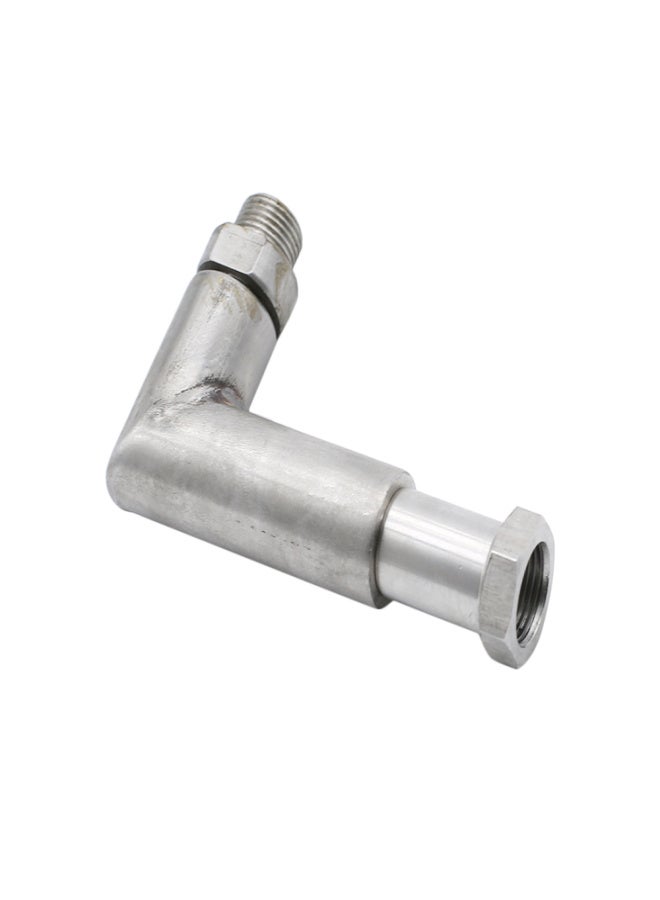 Zinc Coated Steel Oxygen Sensor Angled Extender Spacer 90 Degree Oxygen Sensor Spacer 02 Bung Extension M18 X 1.5 - Image 4
