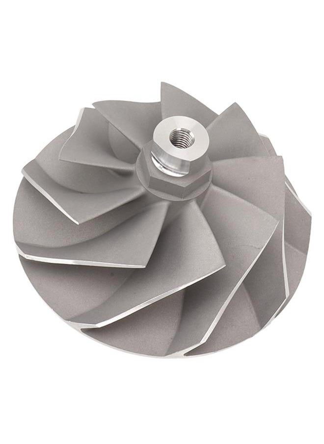 NIBEMINENT Turbocharger Billet Wicked Wheel Aluminum Alloy Suspension Compressor Wicked Wheel  - Image 3