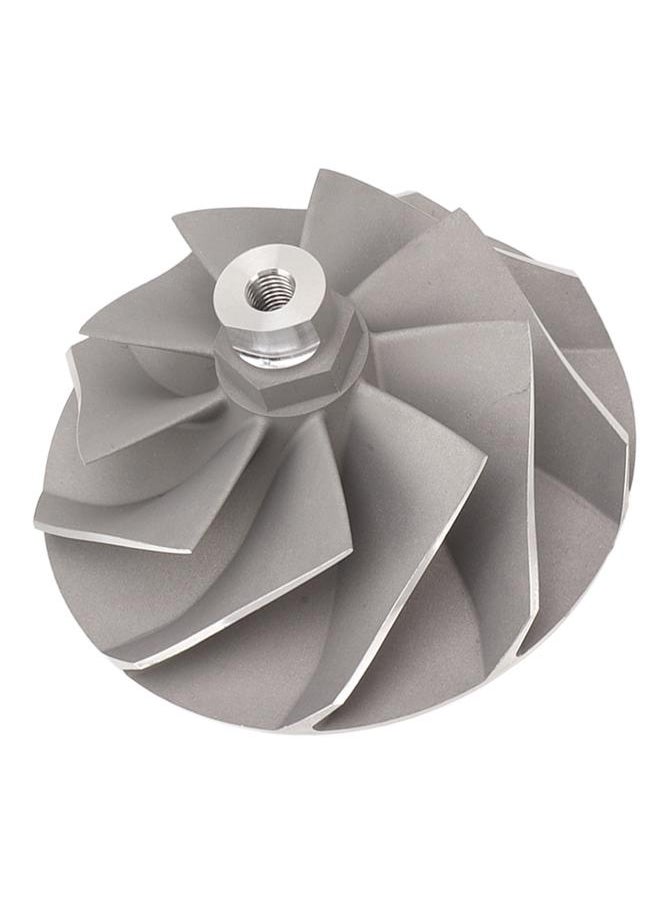 NIBEMINENT Turbocharger Billet Wicked Wheel Aluminum Alloy Suspension Compressor Wicked Wheel  - Image 4