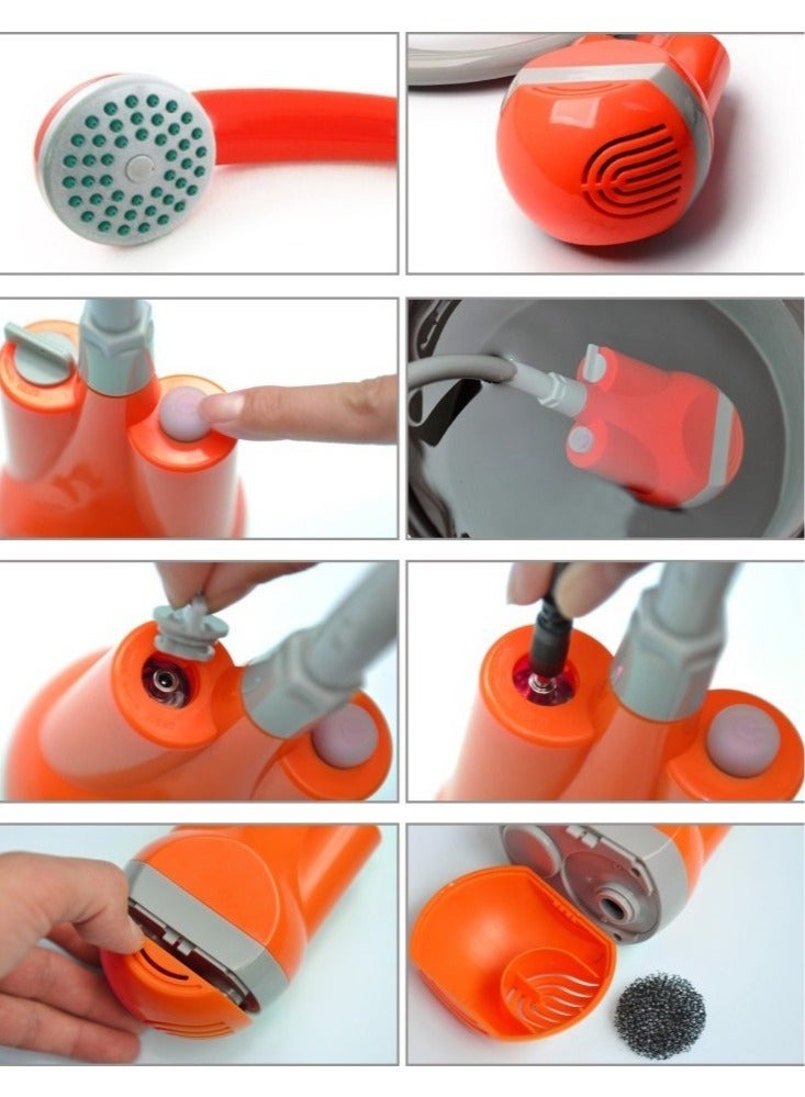 Generic Portable Showers Camping Shower, Camping Shower with Submersible Pump, Portable Outdoor Shower Water Pump for Camping  - Image 2