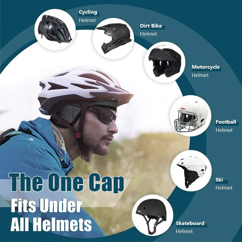 HIKENTURE Winter Skull Cap Helmet Liner for Men Women Thermal Hat - Image 3