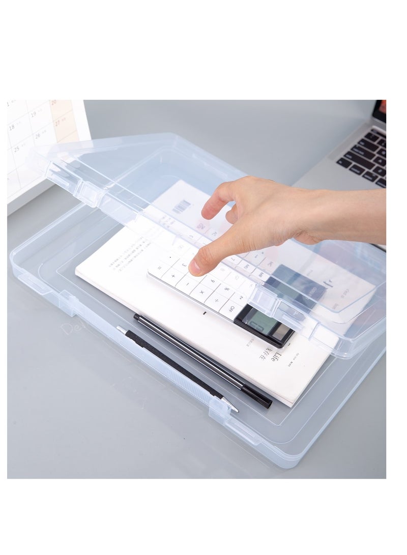 ديلي صندوق ملفات المستندات Deli A4 مع مقبض بألوان متنوعة - Image 4