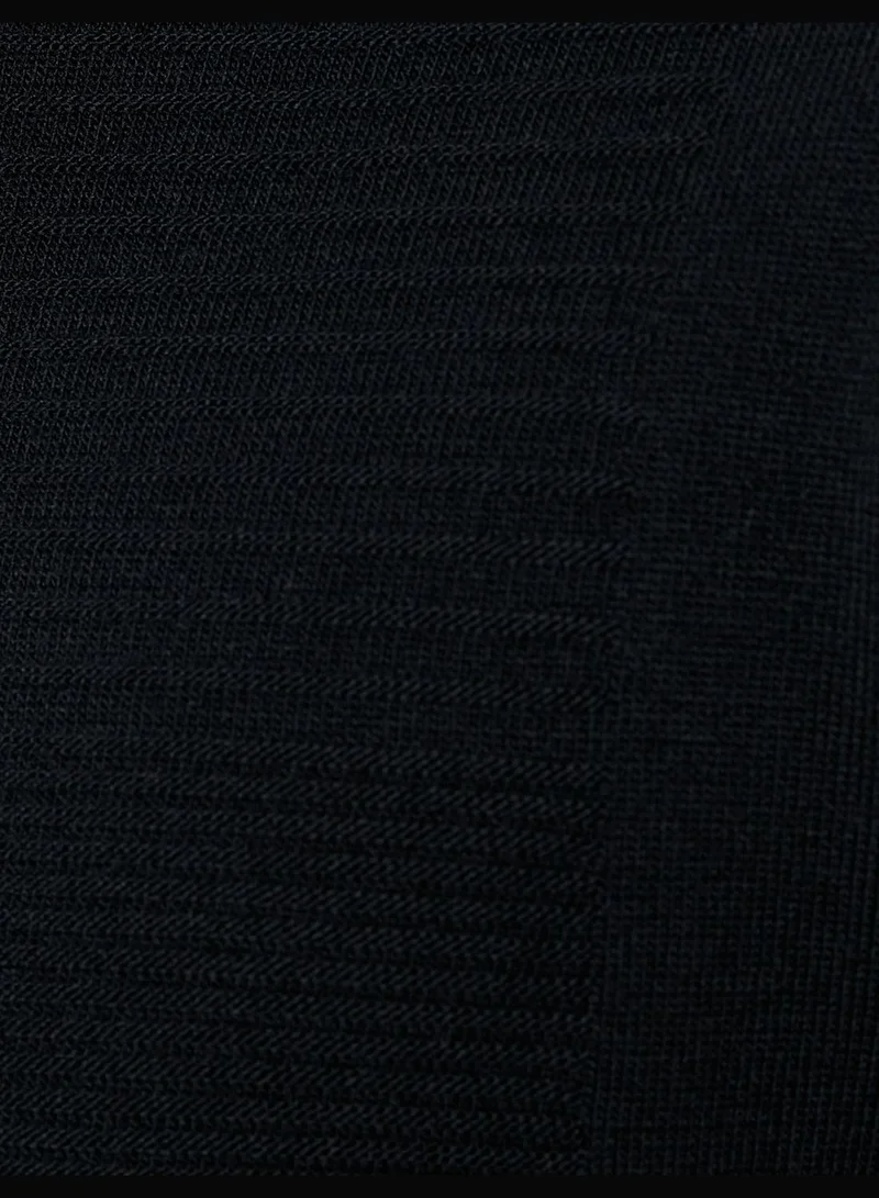 كوتون Basic Knitwear Sweater Tissued Crew Neck Slim Fit